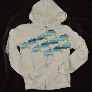 Miken - Junior's "Thunderclouds" Zip Up Hoodie Sweatshirt